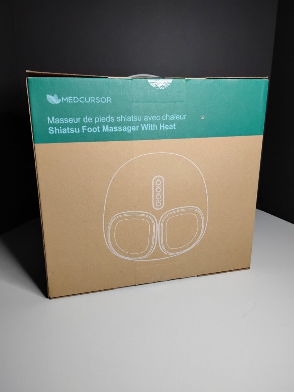 Medcursor Shiatsu Foot Massager Machine With Heating.